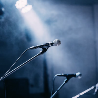 Microphones square picture